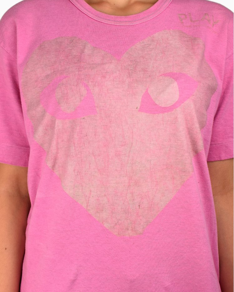 コムデギャルソン Tシャツ ピンク 07ss comme des garçons Camiseta Comme des Garçons Original Rosa feminina